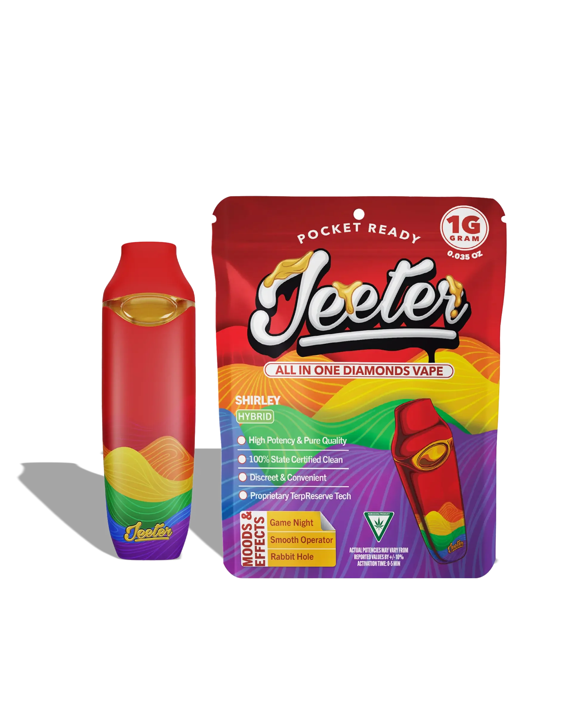 Pod Vape THC Jeeter Juice Shirley Temple | Edição Limitada | 1000mg